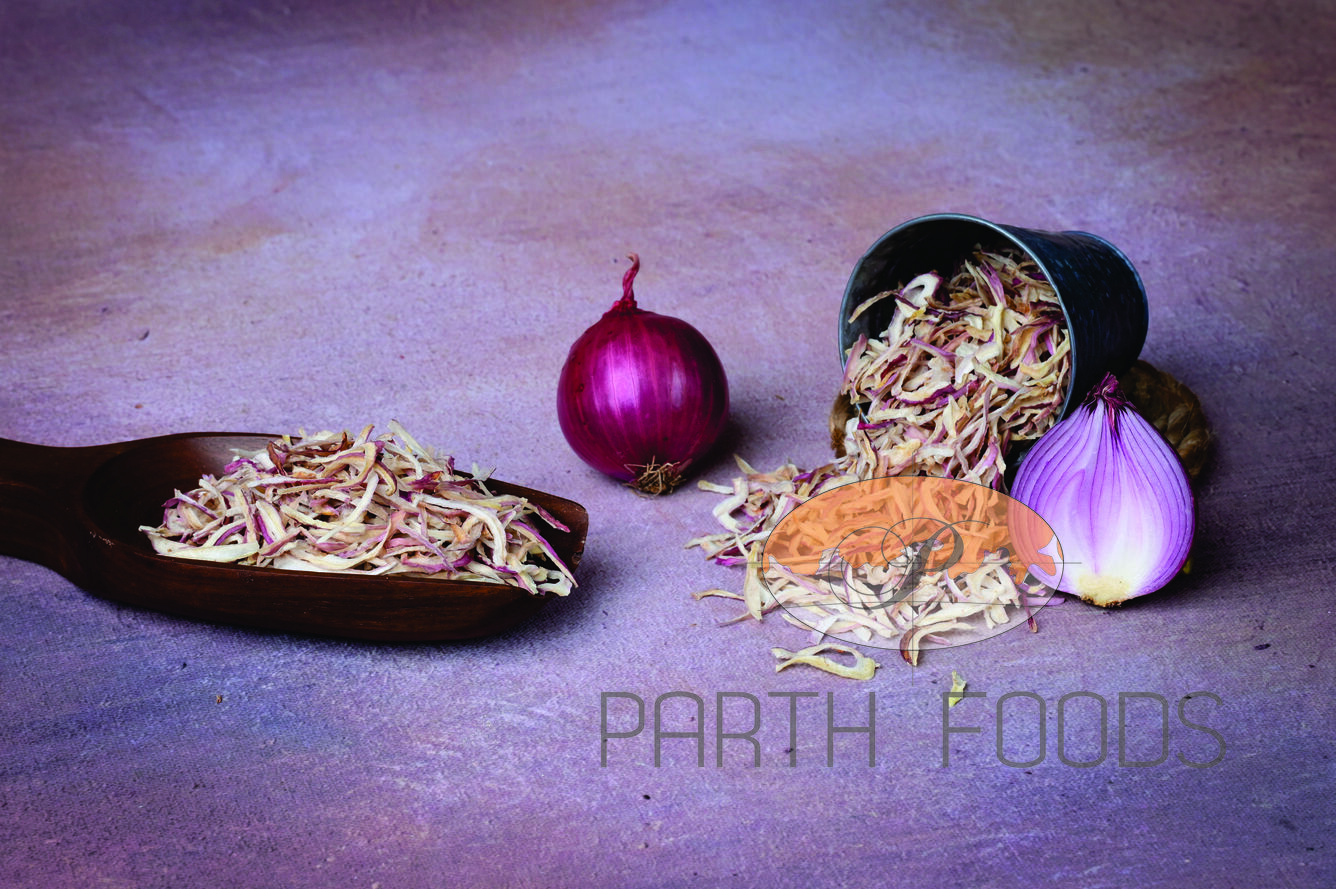 Dehydrated Pink Onion Kibbled